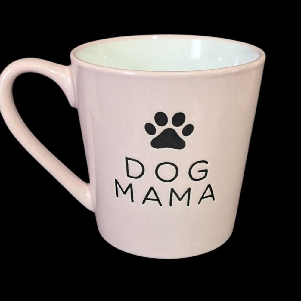 Patisserie‎ Home Pink "Dog Mama" Mug With Paw Print Ceramic Coffee Cup Gift
